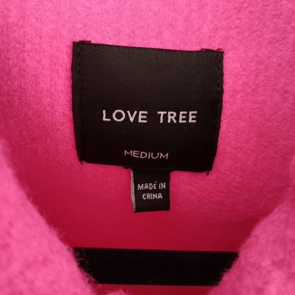Love Tree Women's Pink Jacket - Picture 3 of 3